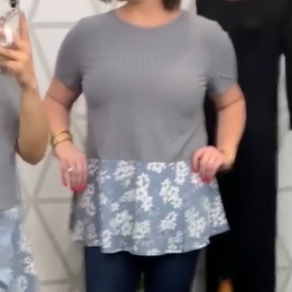 Doe & Rae short sleeve peplum - Picture 1 of 4